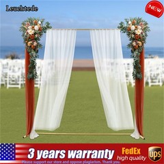 Square Metal Balloon DIY Stand Wedding Backdrop Stand+Pink Cloth Cover for Decor