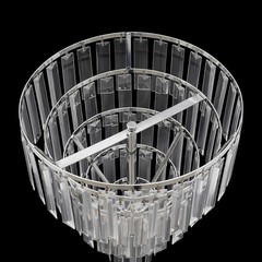 5-Tier Flower Stand Round Flower Rack 71cmH Holder Flower Arrangement Decoration