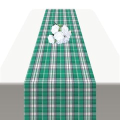 Tartan Plaid Table Runner 72 Inch – Green Plaid Table Runner for Holiday Home