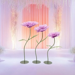 Artificial Corn Poppy Flower for Wedding Decoration, Birthday Party Banquet