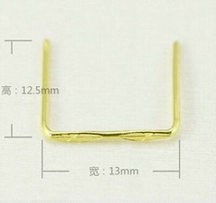 100pcs Strip Connector Pins Brass 1″(13mm) Chandelier Lamp Bead Prism Parts DIY