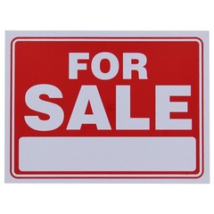 for Sale Sign 9 x 12 Inch – 4 Pack