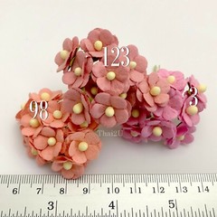 5/8″-1.5cm Mixed 3 Cottage Paper flower Wedding Card Scrapbook Craft (S10m)