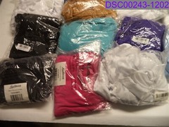 Qty = 29 Chair Covers Many Styles and Colors Blue, Gold, Purple, Pink, Burgundy