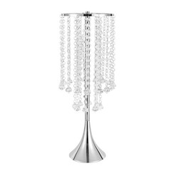 2Pcs 21.9 in Crystal Flower Vases Wedding Centerpieces Table Flower Vases SALE