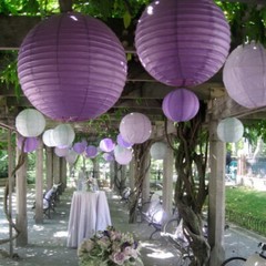 5 Pcs 8″ – 16″ Paper Lanterns Xmas Christmas Party Wedding Festival Decoration