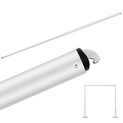 Zonon Pcs 4-7ft Double Layer Adjustable Crossbar and Hangers for Use 4-7 ft 1