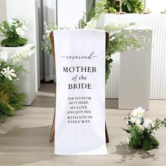 Mother Wedding Memorial Reserved Chair Sign in Loving Memory of Parents Celeb…