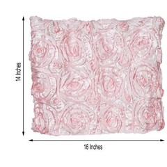1 Dozen CHAIR COVERS SQUARE TOP CAPS with RIBBON ROSES Wedding Banquet Supplies