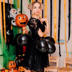 Black Balloons 145 pcs Black balloon Arch Kit Different Sizes of 18 12 10 5 I…