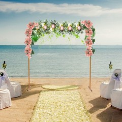 2×2m Flowers/Balloons Stand, Adjustable Wedding Stand, Iron Square Arch Stand