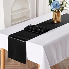 5pcs 10 pcs Satin 12×108″ Table Runner Wedding Party Reception Catering Decor