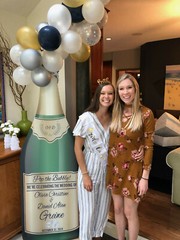 Personalized Life Size Champagne Bottle Sign – Wedding, Shower, Engagements