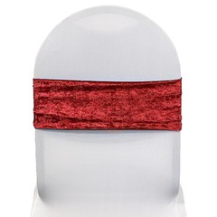 High Quality 4 Way Velvet Stretch Spandex Bands (Pack of 10), Chair Sashes