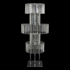 Flower Stand for Wedding, Crystal Flower Stand 5-Tier