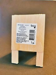 Darice® Mini Wood EASEL CHALKBOARD Black UNFINISHED 3.1″ x 3.6″ NEW HOME DECOR