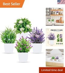 Lightweight Faux Eucalyptus – 4 Plants for Stunning Table Centerpieces