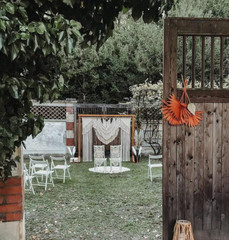 Macrame Wedding Backdrop Curtain, Boho Wall Hanging for Arch With Chair Covers