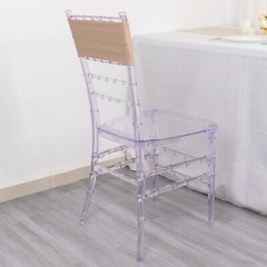 10 Nude Spandex STRETCHABLE CHAIR SASHES Wedding Party Decorations SALE