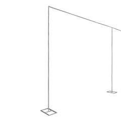 10x20ft Backdrop Stand Wedding Party Backdrop Stand Pipe Kit Curtain Frame NEW