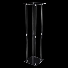 10Pcs Flower Stand Acrylic Column Acrylic Wedding Centerpieces Table Decor 31.5″