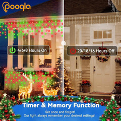 Color Changing Christmas Icicle Lights with Remote, 35 Colors 9 Modes Halloween