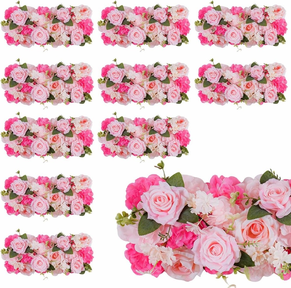 Pack of 10 Wedding Arch Decorations, 20.47 inch Artificial Flower Table