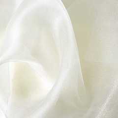 Ivory Premium CHAIR COVER with Curly Chiffon Ruffled SASHES Wedding Decorations