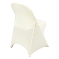 VEVOR IVORY 30PCS Stretch Spandex Folding Chair Covers-Wedding Dining pd 41z