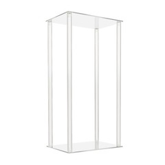10 Pcs Acrylic Flower Stand Wedding Centerpiece Tall Vase Bouquet Backdrop Vase