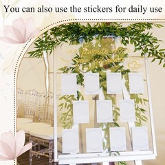Watersay 3 Pcs Wedding Seating Chart Decal Stickers DIY Our Favorite People Y…