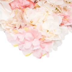 12Pcs Artificial Silk Fabric Flower Wall Panel Banquet Wedding Party Decor