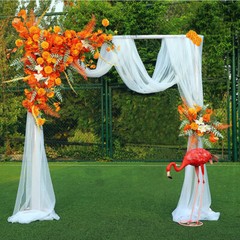 Backdrop Stand 10 Ft Adjustable Background Support System Kit for Wedding Party