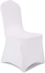12pcs Stretch Spandex Chair Cover for Wedding Party Dining Banquet Event Whit…
