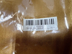 x45 NEW Satin Gold Chair Sash – Wedding/Party/Event Decor – FREE SHIPPING