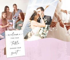 Please Find Your Seat Sign, Minimalist Bridal Shower Sign, Wedding Welcome Si…