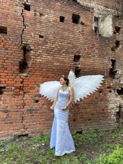 Headdress Wings Photo Props Costume Cosplay Wedding Carnival Christmas Angel