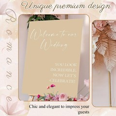 2 Pcs Welcome to Our Wedding Mirror Decal Vinyl Lettering Decal Sticker Remov…