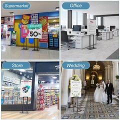 Poster Stand for Display, Sign Holder Floor Stand, Double Sided Banner Stand …