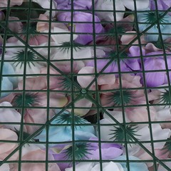 12x Artificial Flower Wall Panel Silk Wedding Party Background Venue Decor NEW