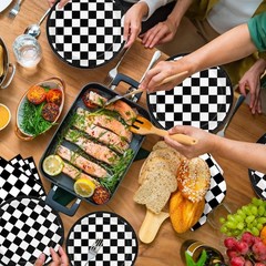 Oigco 60 PCS Race Car Birthday Party Decorations, Checkered Flag Plates and N…