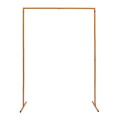 Square Wedding Arch, Gold Metal Framework Heavy Duty Backdrop Stand Garden