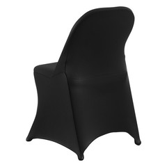 Uimoso 150PCS Black Stretch Spandex Chair Covers for Events and Dining