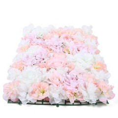 12* Artificial Flower Wall Panel Hydrangea Rose Photo Wall Wedding Home Decor