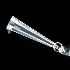 Acrylic Crystal Octagonal Bead Pendant Wedding Party Hanging Décor 1/5/10pcs D28