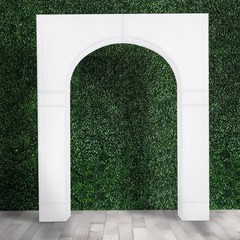 7 ft WHITE Spandex Wedding Arch Cover for Arc de Triomphe Stand