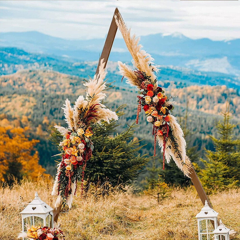 10’x5.6′ Thicken Wood Wedding Arch Ceremony Arbor Backdrop Stand Indoor Outdoor