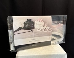Bride & Groom Hanger & Sign Set Wedding Bridal Gown Tux Style Me Pretty New