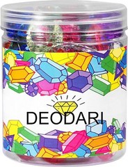 DEODARI 75pcs Multi-Colored Acrylic Gems Plastic Gemstones for Pirate Treasure