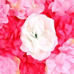 12* Artificial Fake Flower Velvet Hydrangea Wall Panel Banquet For Wedding Party